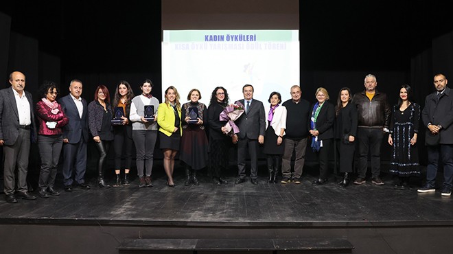 Konak'ta 'Kadın Öyküleri' Ödülleri sahiplerini buldu